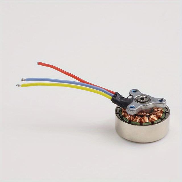 TEMU A .4v 1503 2750kv Micro Mini Rc Brushless Motor For Fixed-wing Quadcopters And Fpv Racing Drones, With Random Motor Wire Colors.