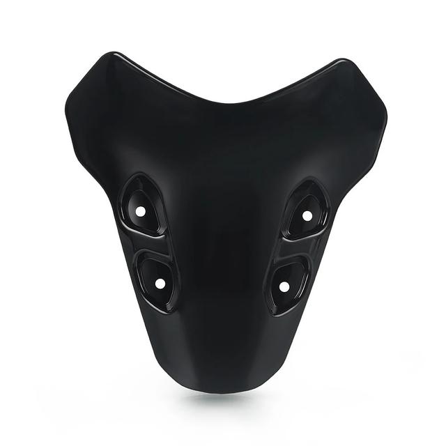 TEMU Fit Plastic Windshield Deflector For Mt07 2021-2024, Motorcycle Windscreen Accessory, Windproof Screen Guard, Rider |angular Design|secure