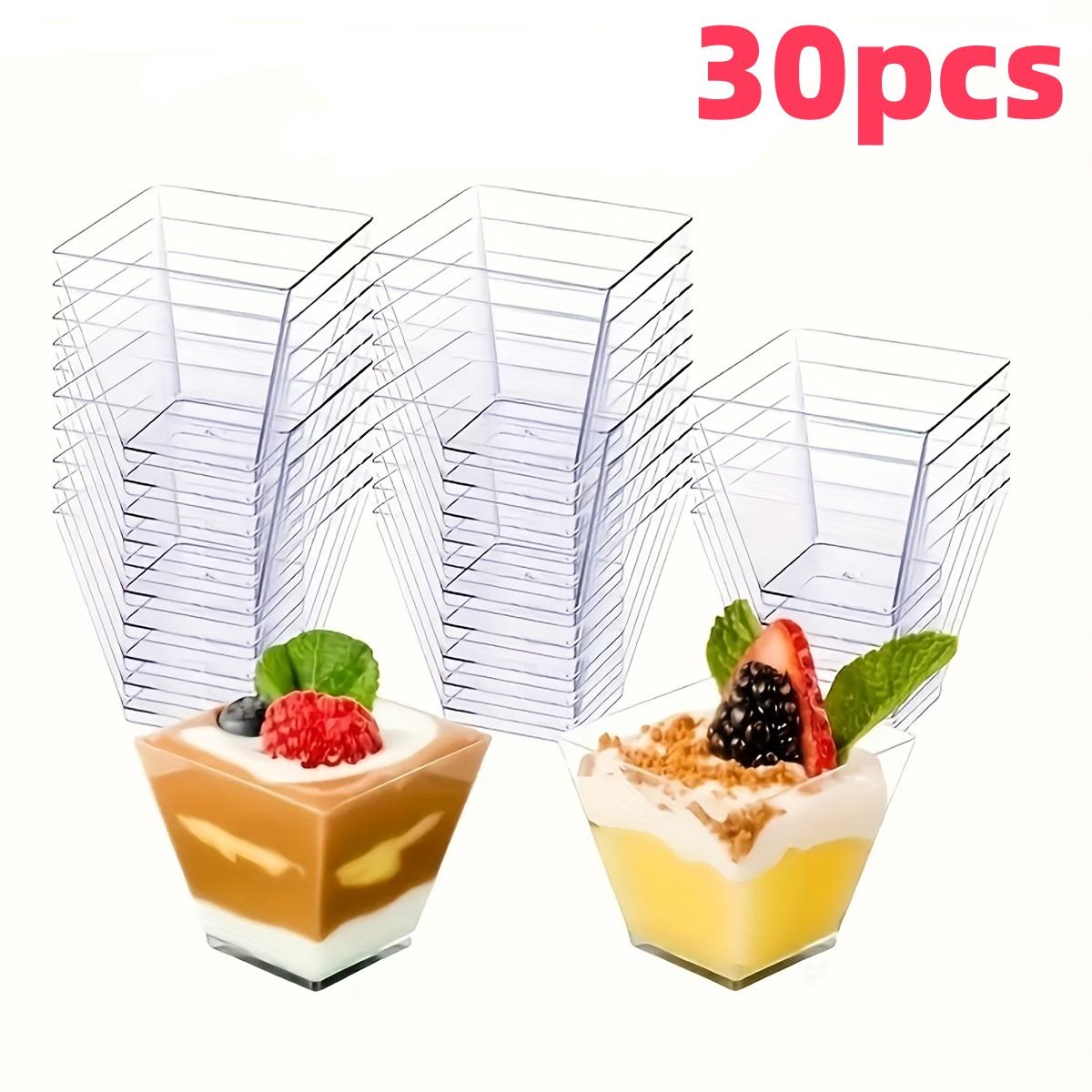 TEMU 30pcs Reusable Mini Trays Suitable For Appetizers And Sweets, Perfect For