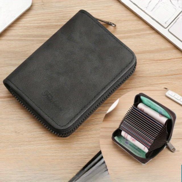 TEMU 1/2 db Férfi és Női Kiváló Minőségű Jogosítványtartó – Kompakt, Vékony Többkártyás Nagy Kapacitású Kártyatartó