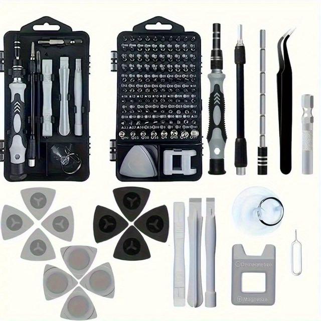 TEMU [upgrade Screwdriver] 115-in-1 Upgrade Screwdriver Set | Multi-functional Disassembly Tools | High Hardness | Strong Magnet, Unique Drill Bits