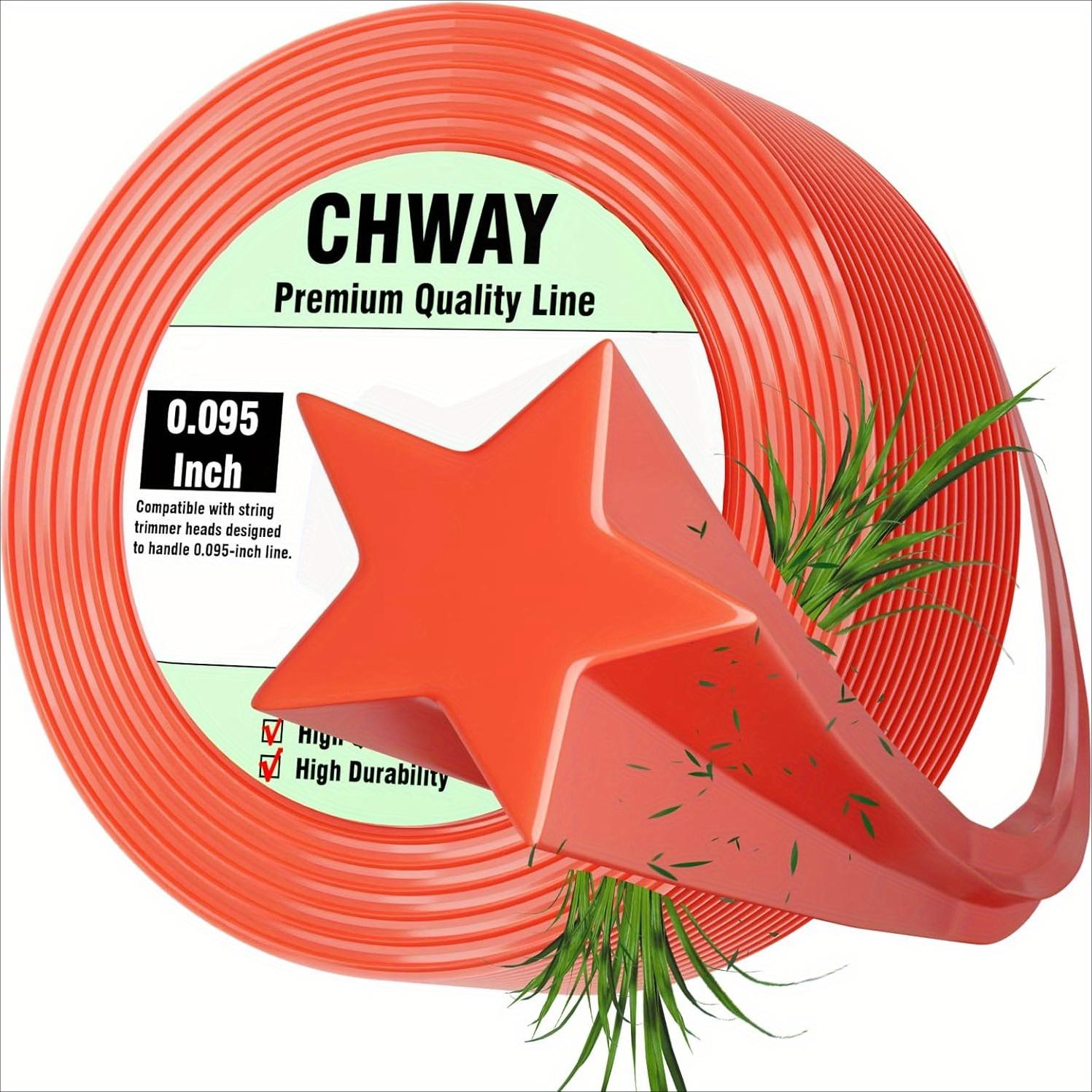 TEMU 150ft Heavy Duty Rope - 095 Trimmer Line With , High-density Polymer & Micro-serrated Teeth - Compatible With Gas/-like Trimmers (90% Of Models) For Lawn, Edge, Brush -