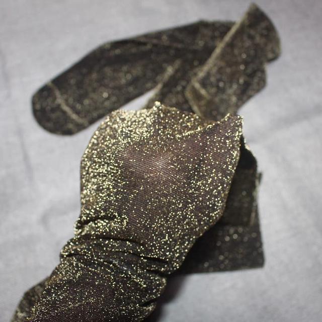 TEMU Golden And Silvery Glitter Tights Sexy Leggings