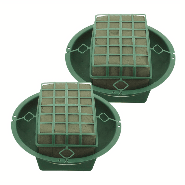 TEMU 2 Decorative Flower Clay Bowls Made Of Foam , Perfect For Party And Wedding Decorations