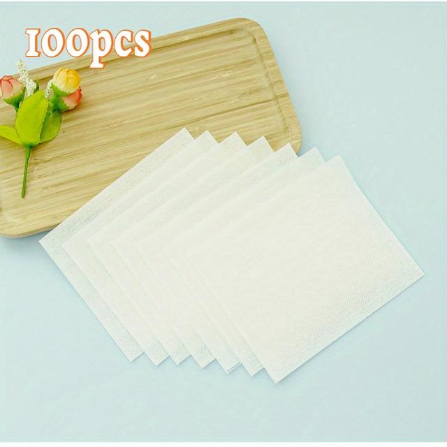 TEMU 100 sztuk ściereczek absorbujących kolory do codziennego użytku, zaprojektowanych, aby zapobiegać przenoszeniu barwników i chronić odzież przed blaknięciem