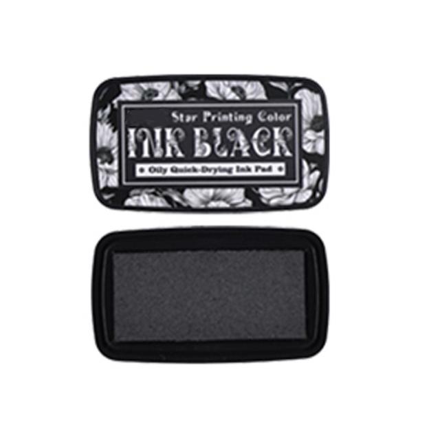TEMU Of Assorted Colors Oily Ink Pad, Portable Colored Ink Pad, Suitable For Decoration Craft Handbook Journal Decoration Stamp Ink Pad