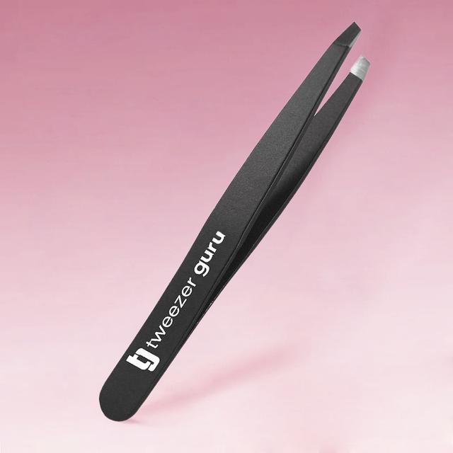 TEMU High-quality Stainless Steel Eyebrow Tweezers – Angled Tweezers For Ingrown Hairs - Accurate For Removing , Blackheads, , And Facial Hair For Genders