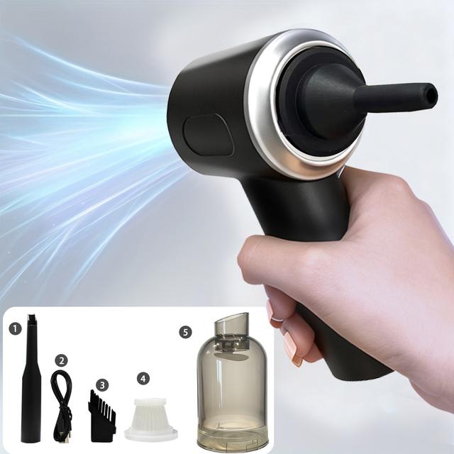 TEMU Handheld Vacuum Cleaner, Multi-scene Compatible, Filtration + Type-c Charging, No Dead Angle Cleaning, Dust Collection At A , Ultra-flexible For And Home Use