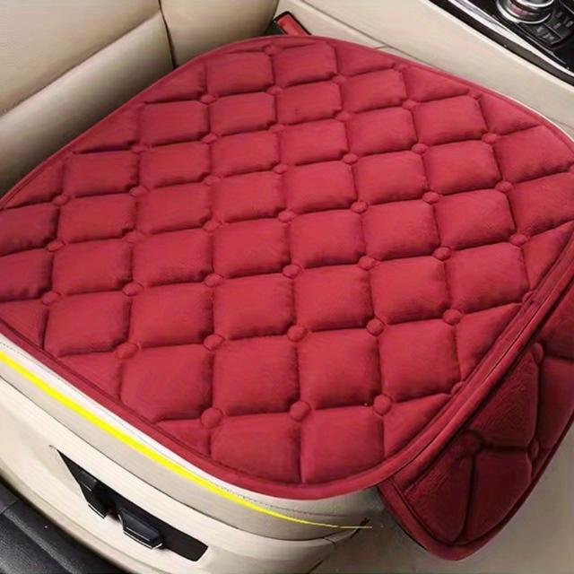 TEMU Plush Seat Cover For Cars, Designed As An Interior Accessory And Protector
