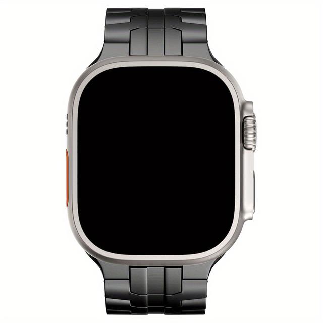 TEMU Business Stainless Steel Strap For Watch Ultra 49mm 10 46mm Men Link Bracelet For Iwatch Series Se 6 5 4 Se 45mm 44mm Band