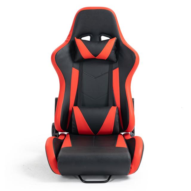 TEMU Anman Racing Seat With Cushion And Seat Angle Adjustment Reclinable Gaming Desk And Seat Breathable Heavy-duty Metal Frame Game Seat