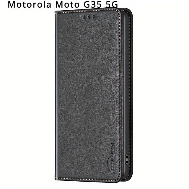 TEMU The 18 Model Is Suitable For The Motorola Moto G35 5g / Moto G55 Flip Cover Case, Which Features Card Slots.