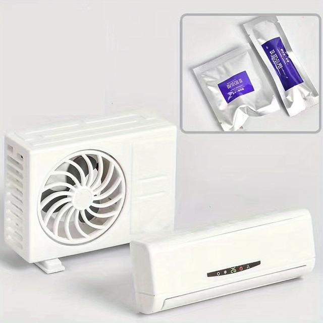 TEMU A Pair Of Mini Car Air Conditioning Decorations, Featuring A Cute Plastic Car Vent Accessory, Without Battery