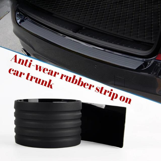 TEMU Universal Car Trunk Protector - Anti-scratch Adhesive Guard For Door Sills & Tailgate Edges, Prevents Damage From , Compatible With Most Vehicles, Car Door Protector | Decorative