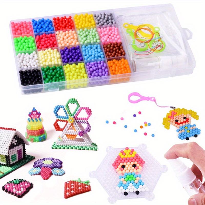 TEMU 20+1pc Storage Box Set Bean Melt Bead Set, Random Accessory Colors, For Creative Jewelry Making Decorative Additions Beads, Suitable For Pixel Art And - Creative Handmade Gift Set