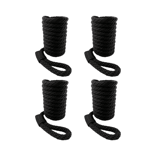 TEMU 2/4er-Pack Bootsfender-Seile, Langlebige Geflochtene Nylon-Fendertauwer