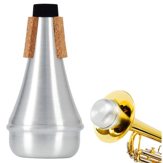 TEMU recta ligera para trompeta con tapón de goma, ideal para jazz, música clásica y principiantes