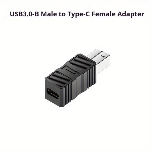 TEMU Usb To Usb3.0 Type-b Male Adapter, Usb 3.0 Type A Male/female To Usb 3.0 Type-b Male, Usb C Male/female To Usb 3.0 Type-b Male Adapter For Printer, Hard Disk, Camera(not For Type-b 2.0)