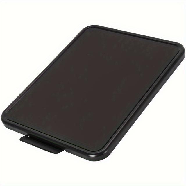 TEMU 가전 트레이 - 미끄럼 방지 카운터 매트, 조용한 롤러 내구성 ABS 플라스틱 이동 베이스, 커피메이커 및 토스터용, 다목적 보호 기능, 주방 액세서리, 세련된 디자인, 부드러운 표면