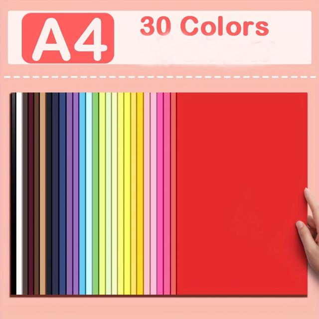 TEMU A4 Cardboard Durable, For Crafts, Painting, Paper Cutting & Training - Ideal For , Paper Crafts, And Educational Activities, Paper Craft Supplies, Creative Crafting
