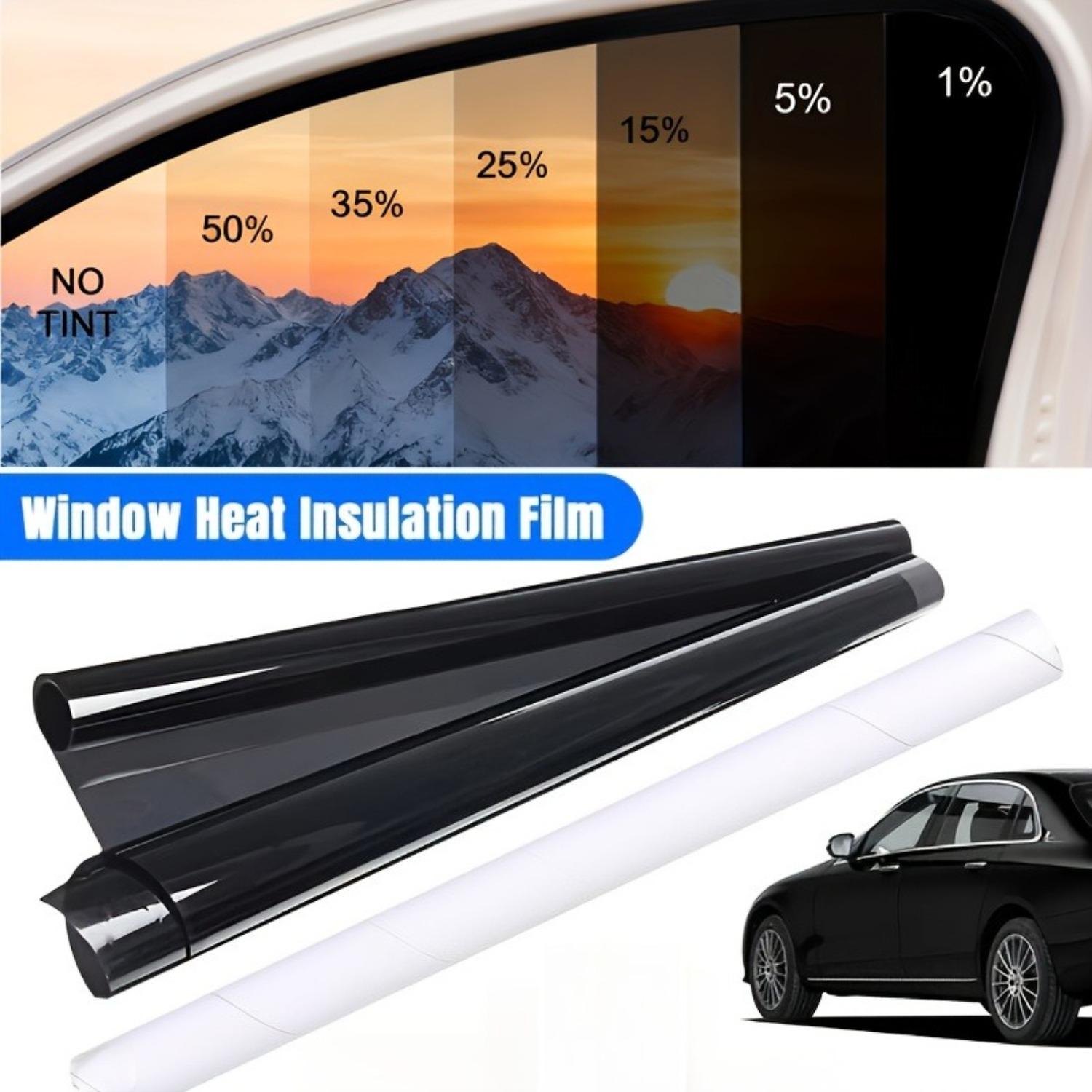 TEMU 50x300cm Automotive Window Film, Dark Film Roll For Coating Car Windows, , Of Blocking Sunlight, Compatible With All Vehicle Models Use