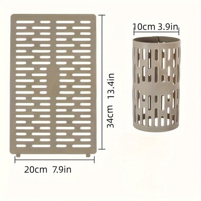 TEMU 10개 정원 나무 보호대 - 튼튼한 플라스틱, 조경 보호 및 작은 동물 긁힘 방지용 직사각형 모양