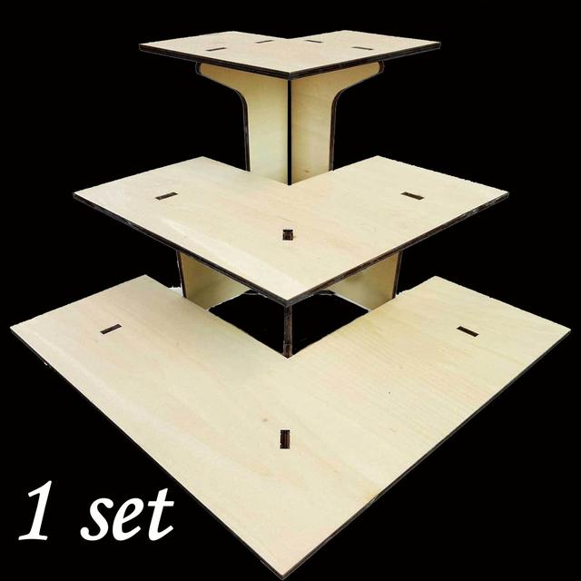 TEMU 1 세트 나무 3층 리테일 데스크탑 디스플레이 삼각형 스탠드, 휴대용 리테일 디스플레이 스탠드, 리테일 카운터에 적합, 무역 전시회 3단 코너 디스플레이 스탠드, 리테일 디스플레이 테이블, 나무 선반, 나무 디스플레이 스탠드, 휴일 선물, 향수, 그릇 식물 디스플레이 스탠드, 선반, 나무 수직 선반