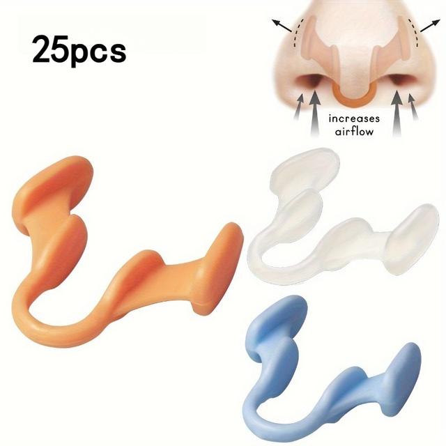 TEMU Anti-snoring Nasal Dilator, Sleep Breathing Aid, Comfortable Use At Night, Deodorant Device, Improved Airflow Quality, Invisible Nose Sticker