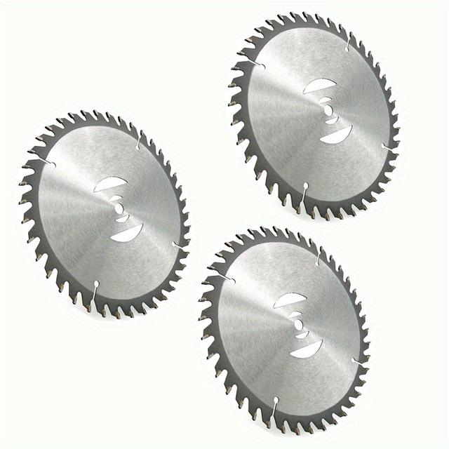 TEMU 3pcs/6pcs 6-inch 40 Tooth Alloy Lawn Mower Blade Replacement - A Durable Metal Blade Weeding, Corn And Sugarcane Harvesting - , No , Lawn Mower Accessories