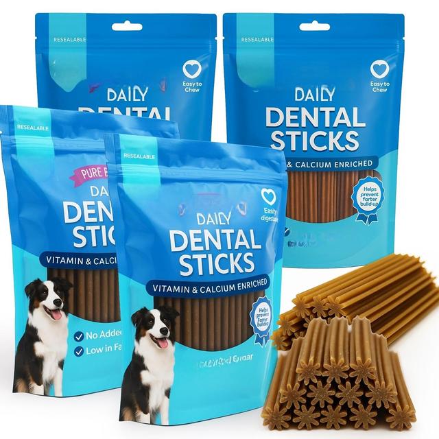 TEMU 5-10pcs Of Dog Oral Cleaning Stick Toys, Suitable For Cleaning Of Small, Medium, And Large Dog Breeds