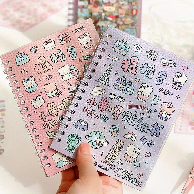 TEMU Materialrik Klistermärkesset, Presentinslagning Kit, Nagelkonst Koppkortklistermärken, Handgjorda DIY Dekorationsklistermärken för Scrapbooking och Journaling Tillbehör