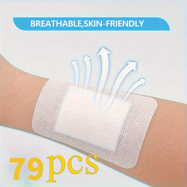 TEMU 79pcs Breathable Bathtub Stickers - Easy To Apply And Remove, Essential For Bathing, Swimming, Outdoor Activities, And Shower & Tub Leak Prevention