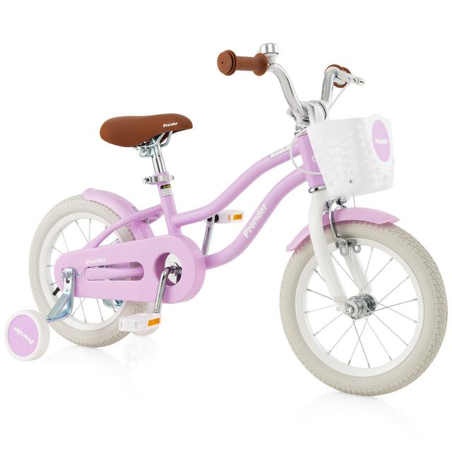 TEMU Lifezeal 14" W/removable Training Wheels & Basket For 3-5 Years