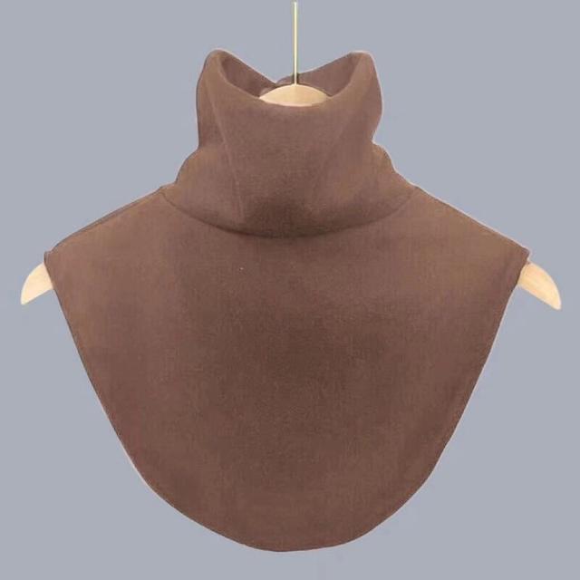 TEMU Women' Color Warm Scarf, High-elastic German Velvet High-neck Fake Collar, Base Decoration Collar, Brushed Warm Neck Protector