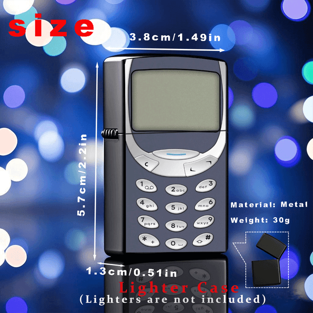 TEMU 1pc Metal Lighter Protective Case(lighters Are Not Included)