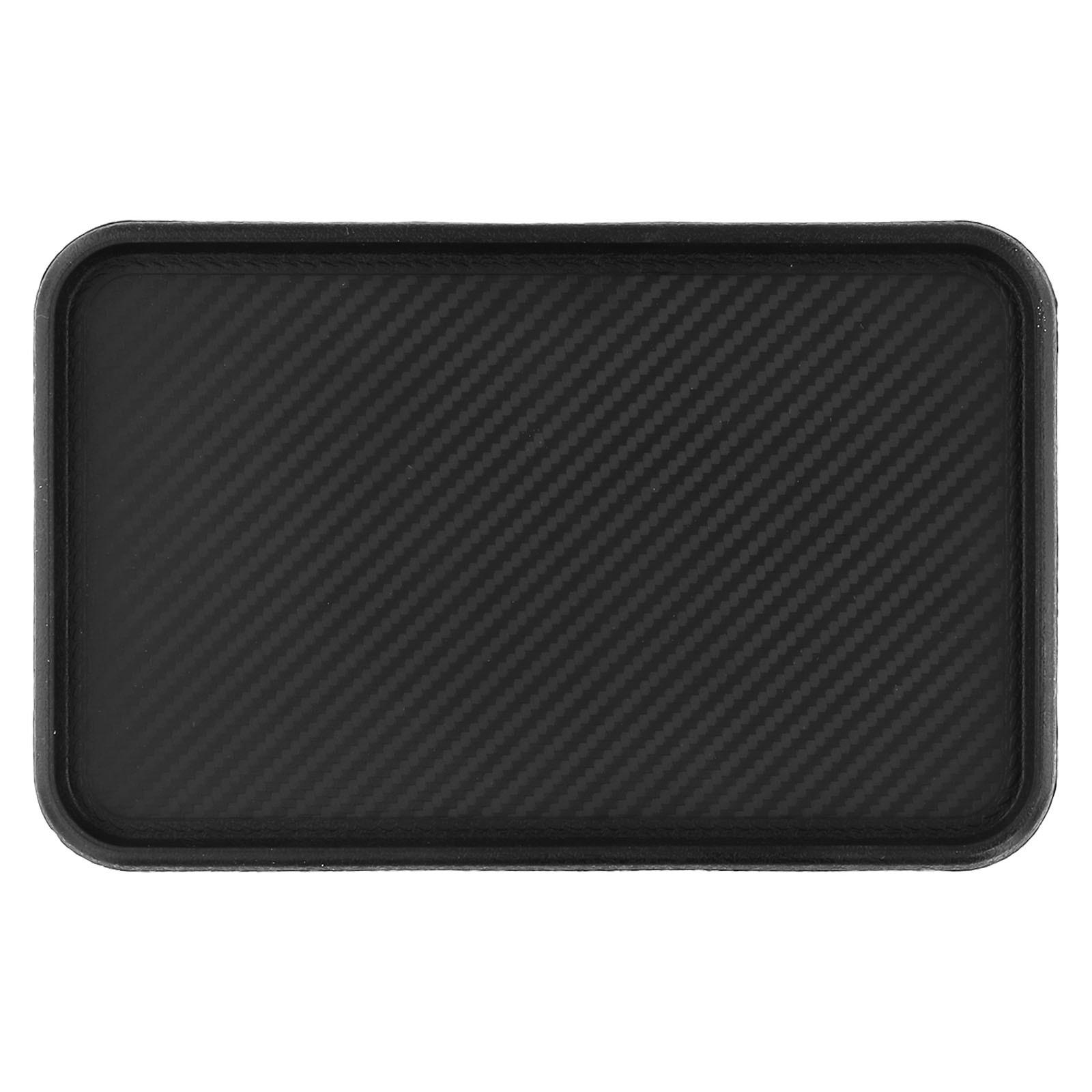 TEMU Bilprydnader Främre Instrumentbräda Silikon Skateboard Förvaring Trap Pad 200X128Mm Automatisk Intern Instrumentbräda Matt Tillbehör Bilprydnader