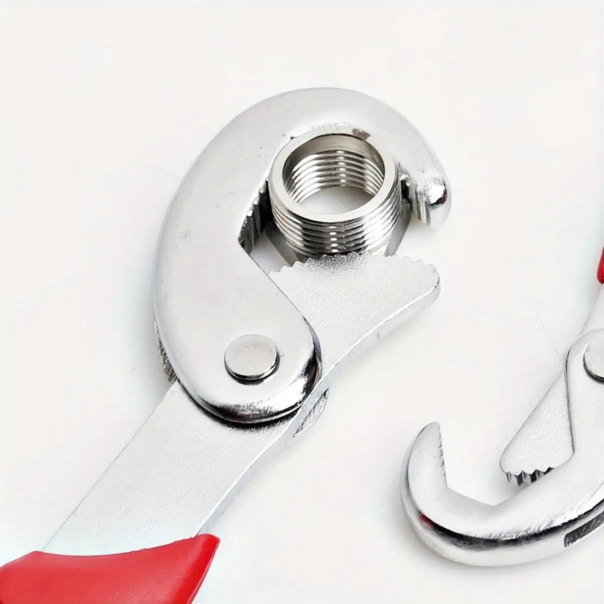 TEMU Juego de herramientas de resistencia ajustable - Combinación de llave multifunción y alicates, apto para bricolaje y reparaciones del hogar, material duradero de acero inoxidable