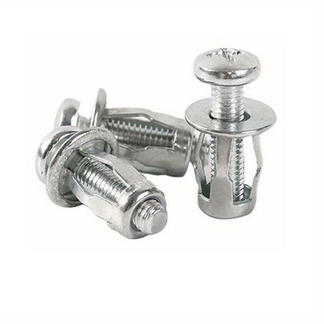 TEMU 10 наборів у пакуванні, 10 гайок та 10 болтів, розширювальні гвинти, кріпильні елементи