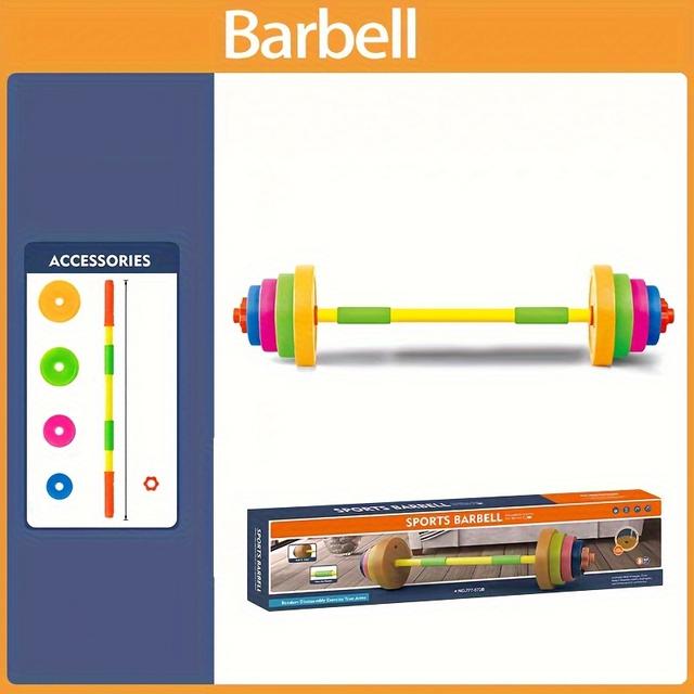 TEMU Juego de Pesas y Mancuernas para Ejercicio, Relleno Ajustable con Arena o Agua, Ideal para Principiantes en Gimnasio, Juegos Simulados de Levantamiento de Peso