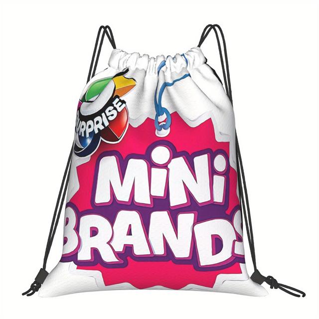 TEMU Simple Drawstring Pouch For Gym Shoes, Snacks, Or Quick Storage, Look That Works With Any Setting