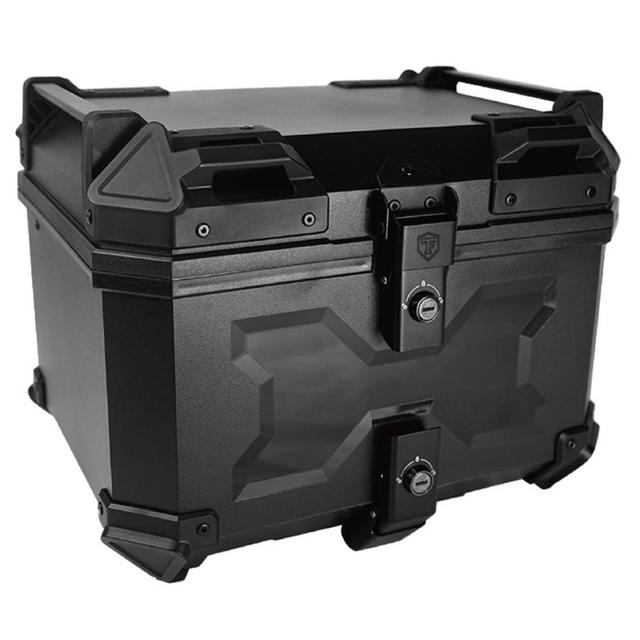 TEMU リアボックス45L背もたれABSオートバイリアボックス45Lホワイトトップケース45LABSバイクリアボックスラージ2329 2330 2331