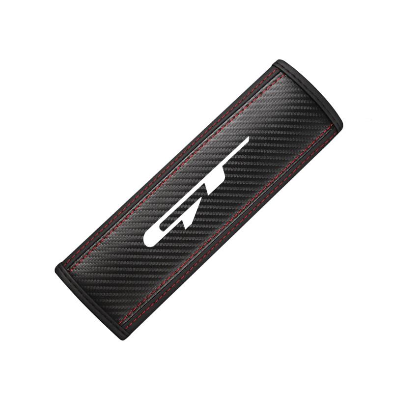 TEMU Shoulder Pads For Seat Belts Made Of Faux Leather With A Carbon Fiber , Suitable For All For Models, Enhance Driving