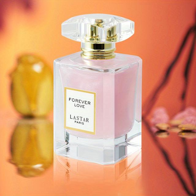 TEMU LASTAR Paris Perfume 1.86Oz, Romântico com Rosa, , & Patchouli, Fragrância & Fresca, Duração, Elegante Frasco de Vidro Rosa com Tampa Dourada, Presente de Festival para Unissexo