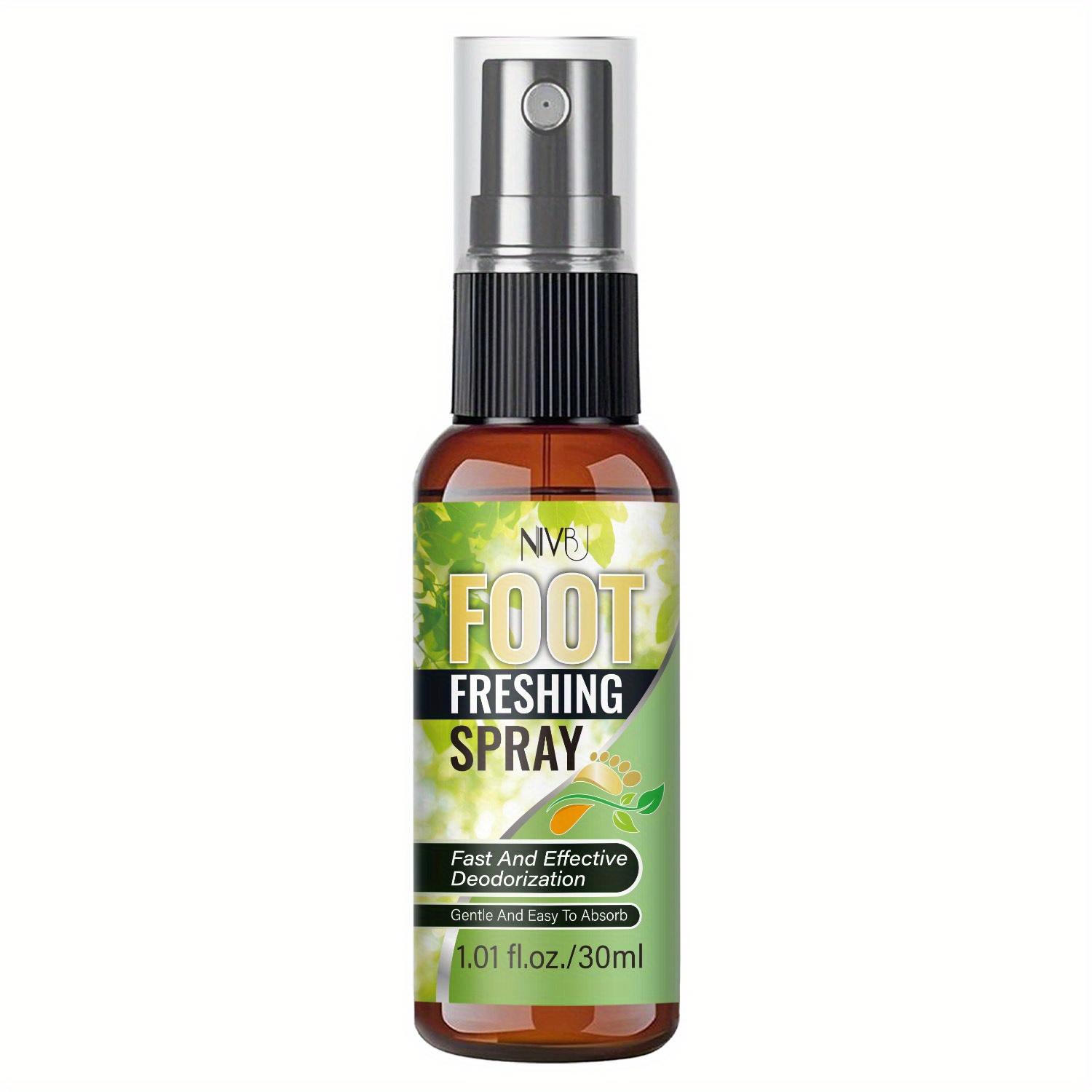 TEMU Foot Deodorizing Spray, With Peppermint And Oil, Powerful Deodorization, Instant Odor , For Body Odor , Socks And Shoes, Lasting Fragrance, Fast-acting & Sweat Absorbing, Long-, 30ml, Shoe