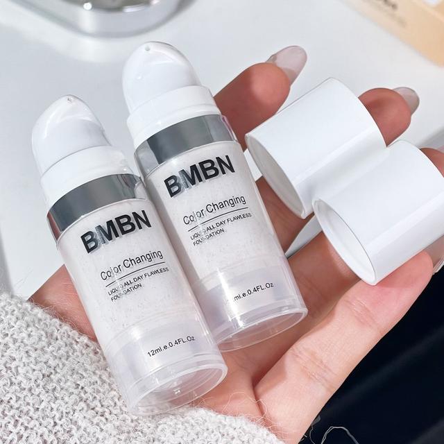 TEMU 2pcs 2pcs Buildable To Color Instant Brightening Cream Formula - Heavy Duty Coverage Bb Cream Suitable For All Light Beige Types, Moisturizing Creamy Foundation