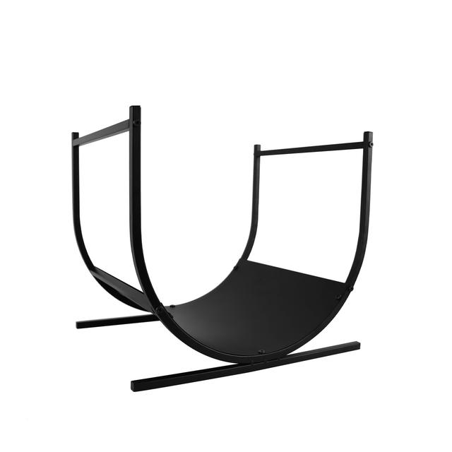 TEMU Firewood Rack Outdoor Metal 44x37x40cm U-shaped Firewood Rack Firewood Rack With Sturdy Storage Wood Shelf Firewood Stand For Firewood Indoor And Outdoor Use