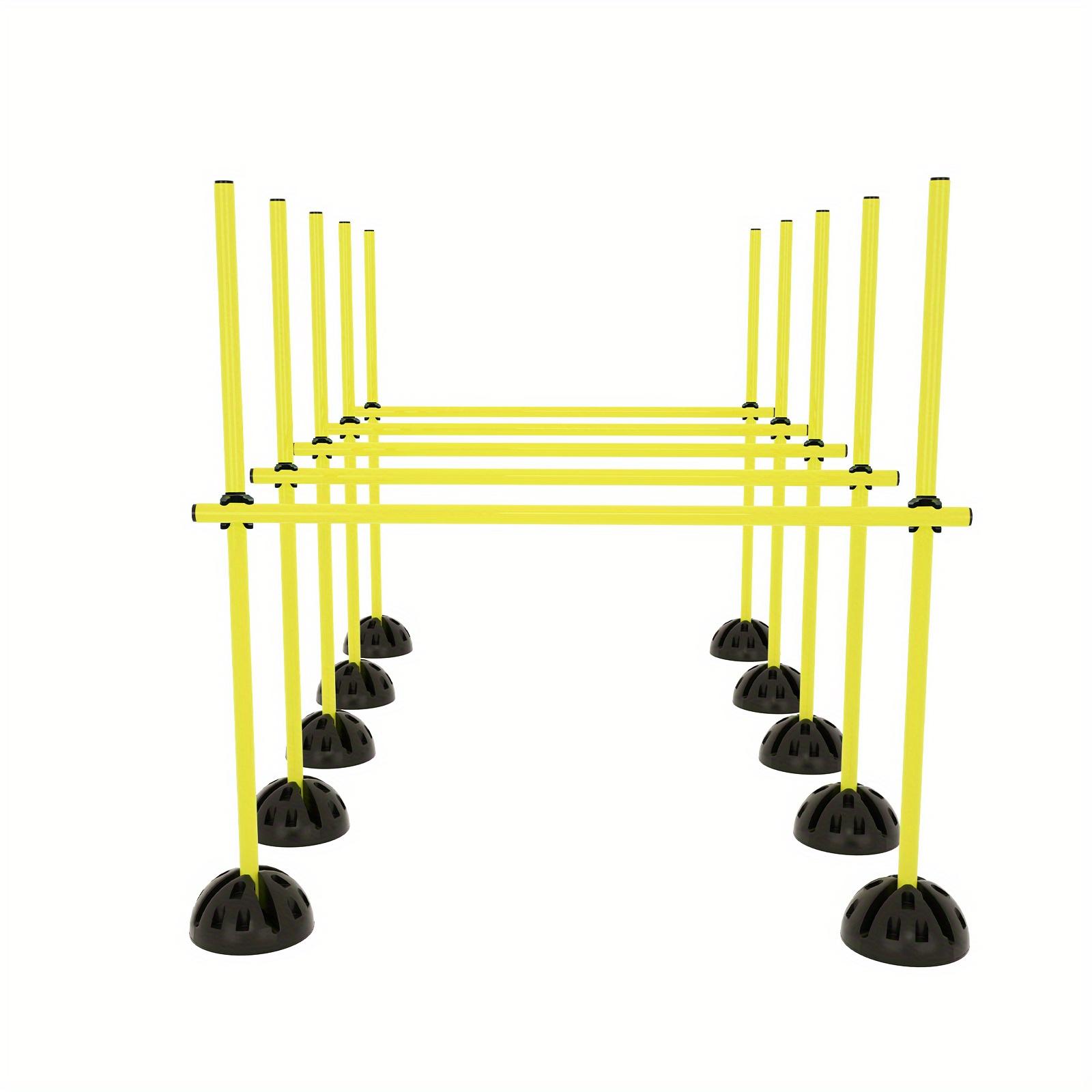 TEMU Jumping Pole Sets Agility Grid Sets Hurdles Sets Training Aids Hurdles And Jumping Poles