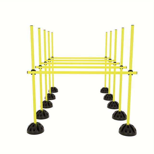 TEMU Jumping Pole Sets Agility Grid Sets Hurdles Sets Training Aids Hurdles And Jumping Poles