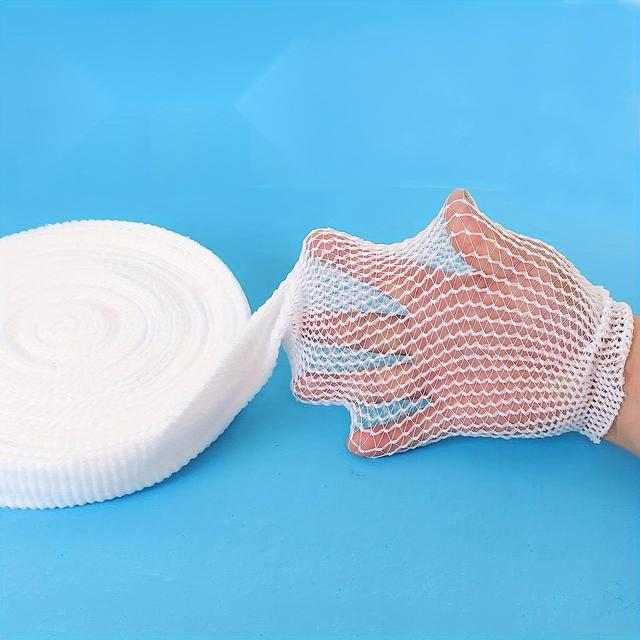 TEMU Multi-functional Elastic Gauze Bandage - Skin-friendly And Breathable, Suitable For Wrist, Elbow, Knee | 2.5cm X 2m (" X 78.74")