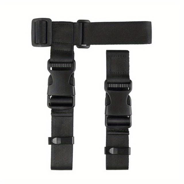 TEMU 2 قطعة أحزمة توصيل الأمتعة قابلة للتعديل، حزام حقيبة سفر متين، ربط الأمتعة معًا، ملحق توصيل الأمتعة للسفر